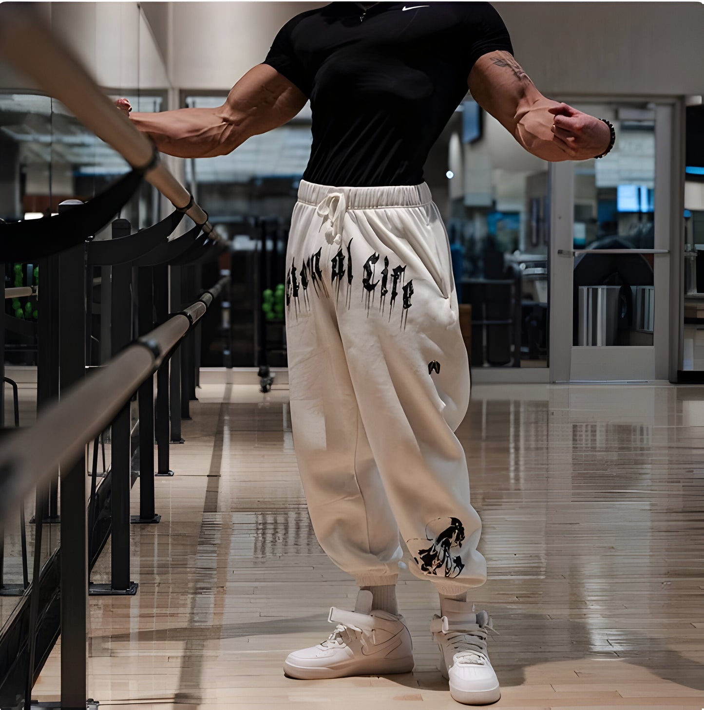 WHITE GYM SET / gymshark