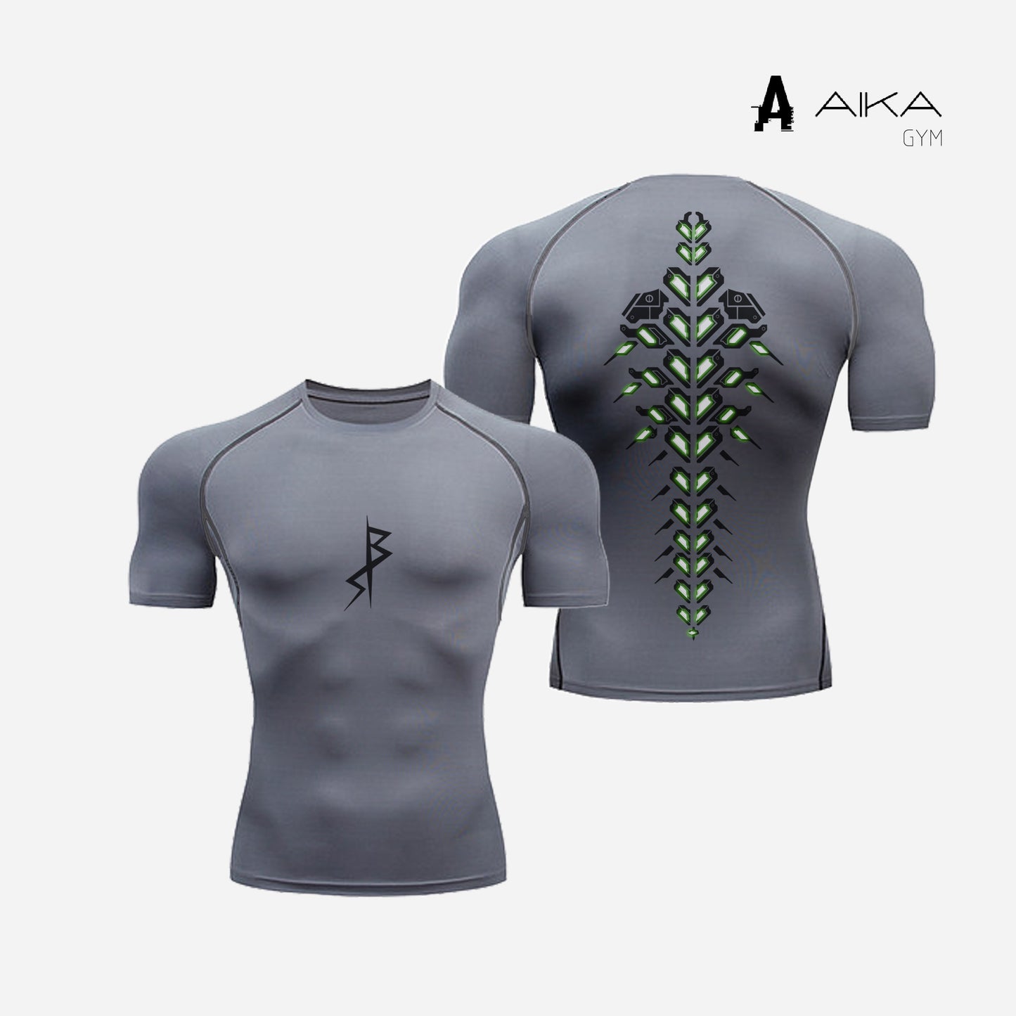 camiseta de compresión Cyberpunk