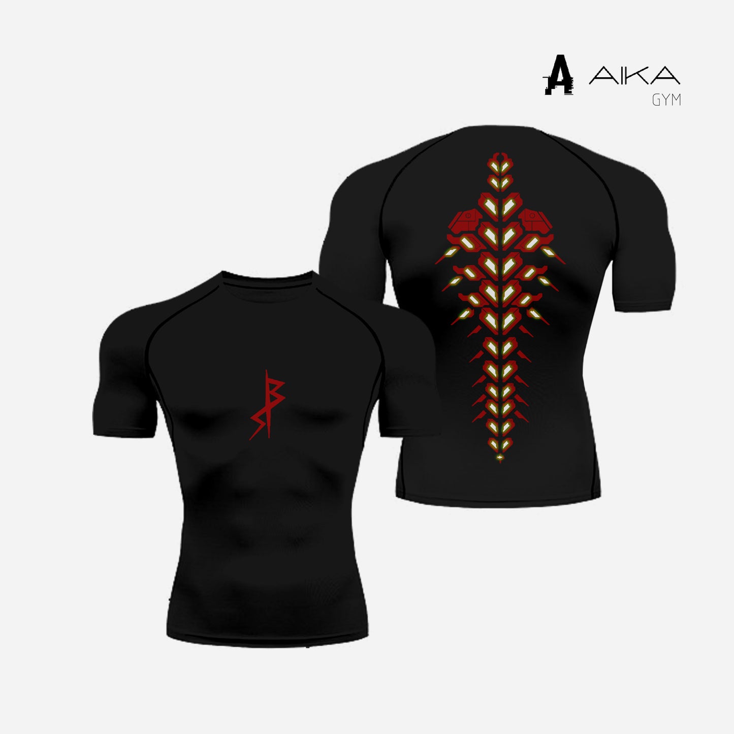 camiseta de compresión Cyberpunk