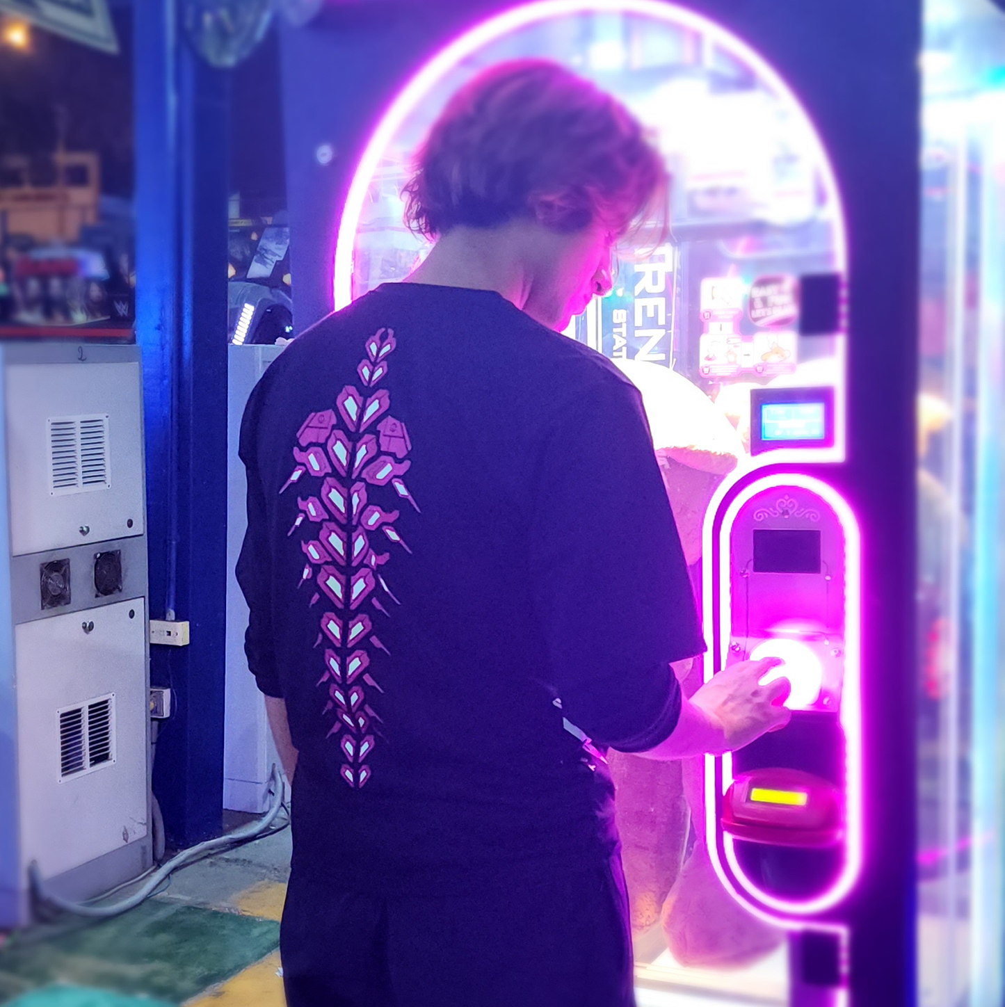 CyberPunk Luminescent Oversize T-shirt