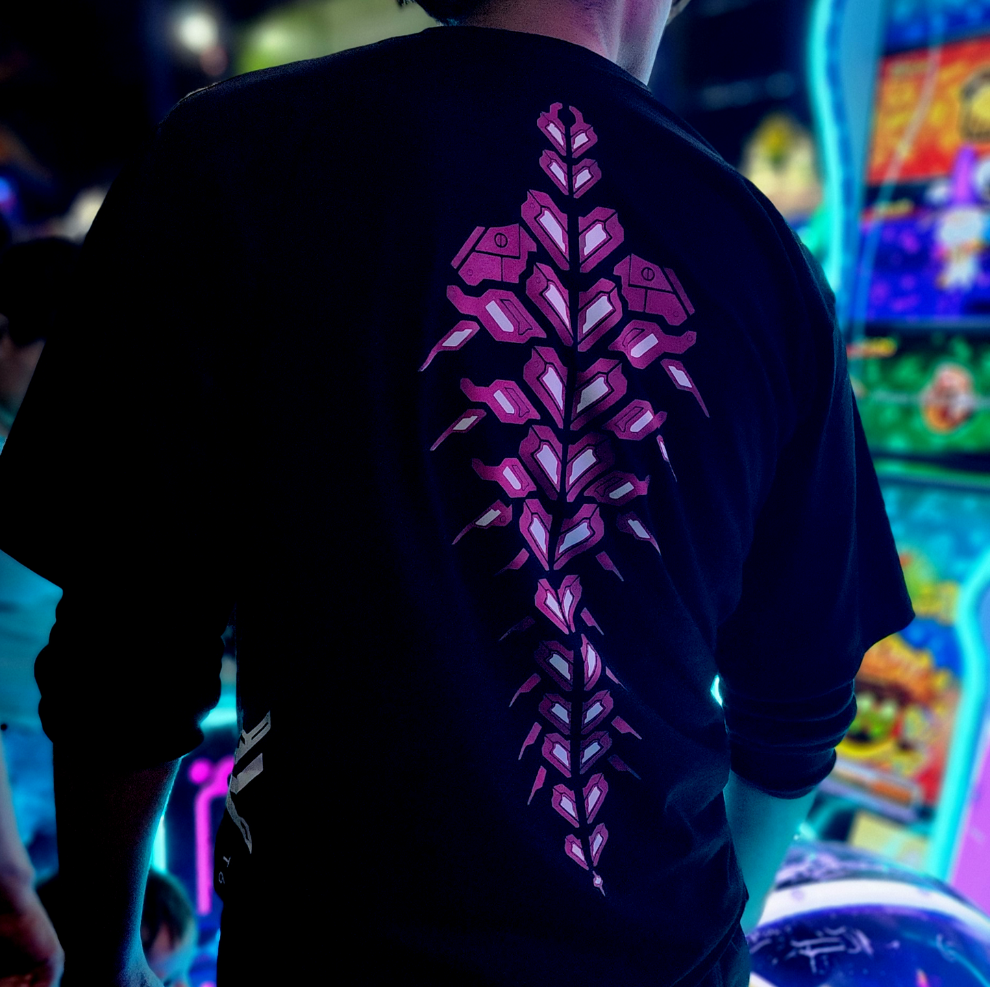CyberPunk Luminescent Oversize T-shirt