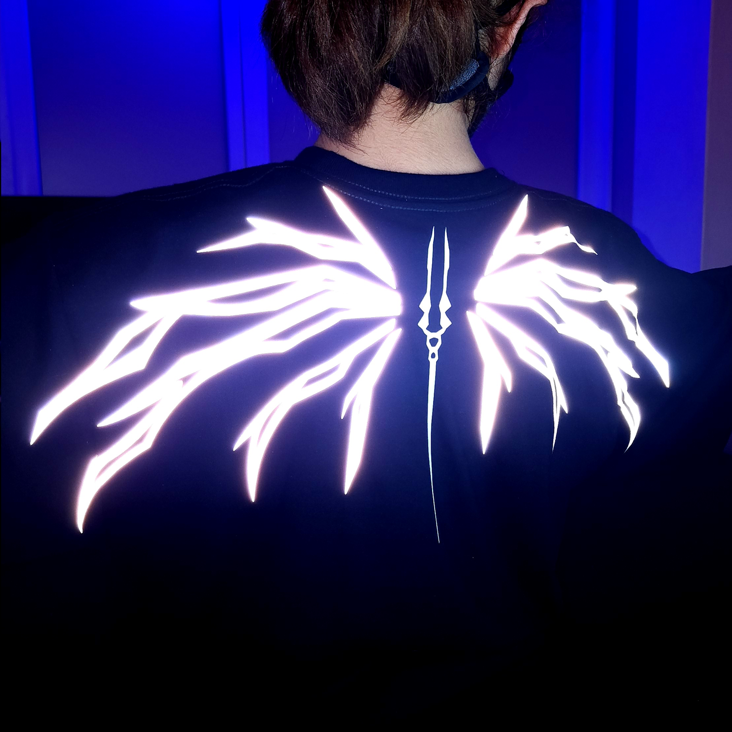Oversize Luminescent & reflective Evangelion T-shirt