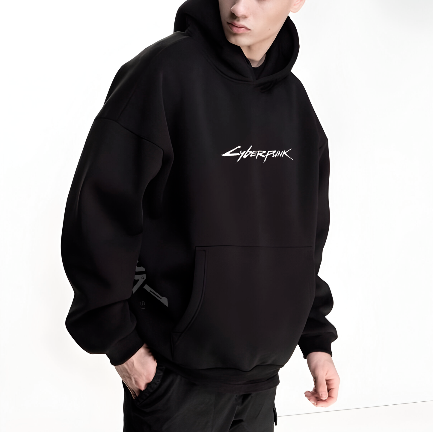 Hoodie Oversize Luminiscente CyberPunk