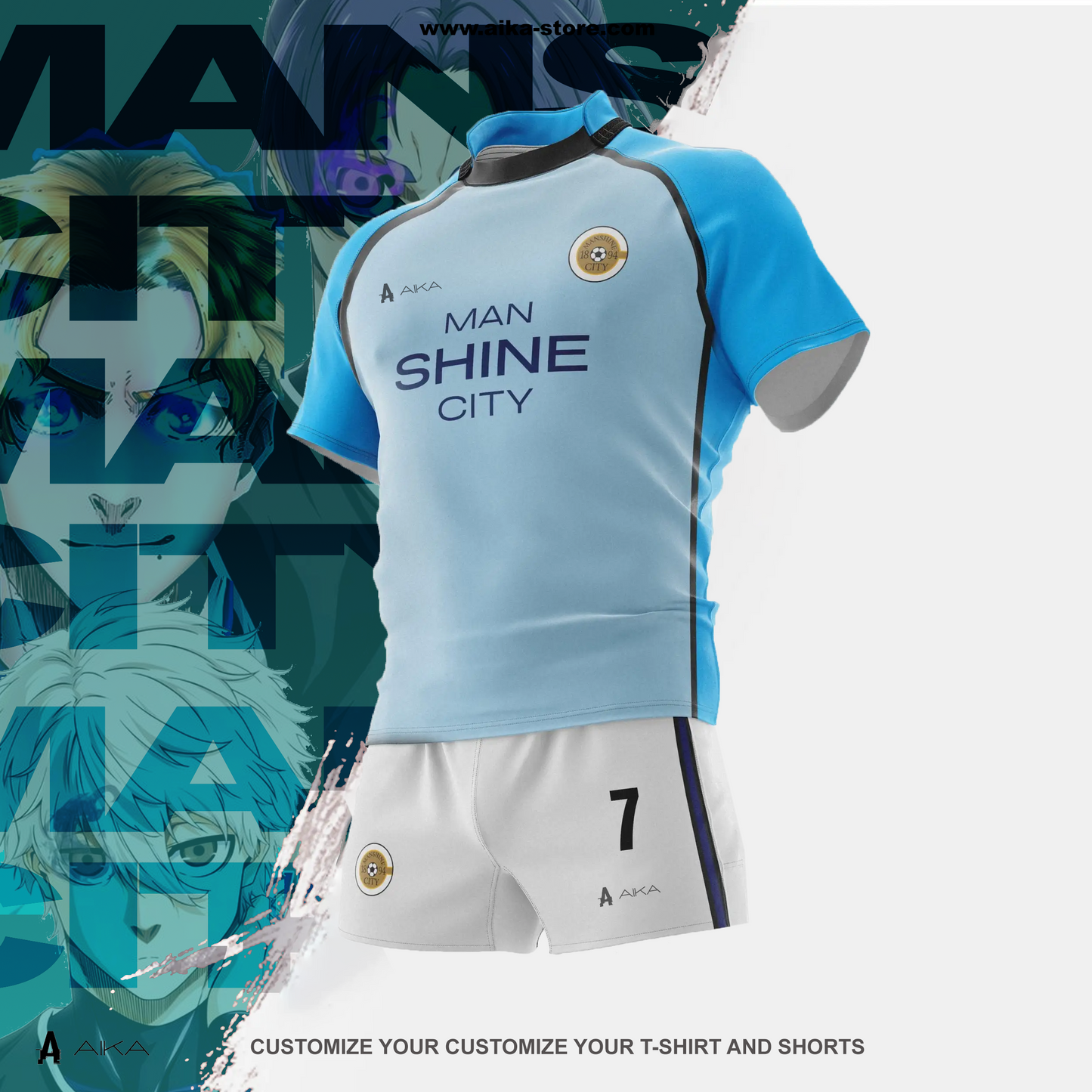 Set Blue Lock - Man shine CITY