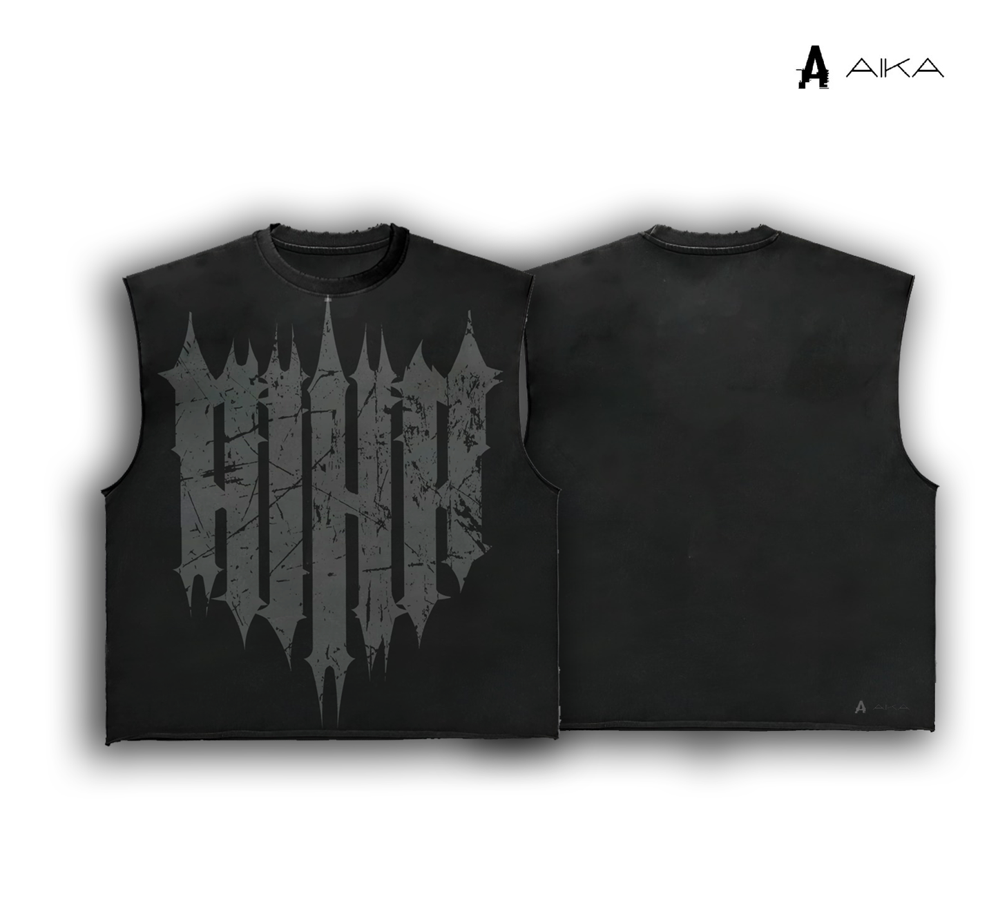 Oversize Revenge Cut-Off Tank Top