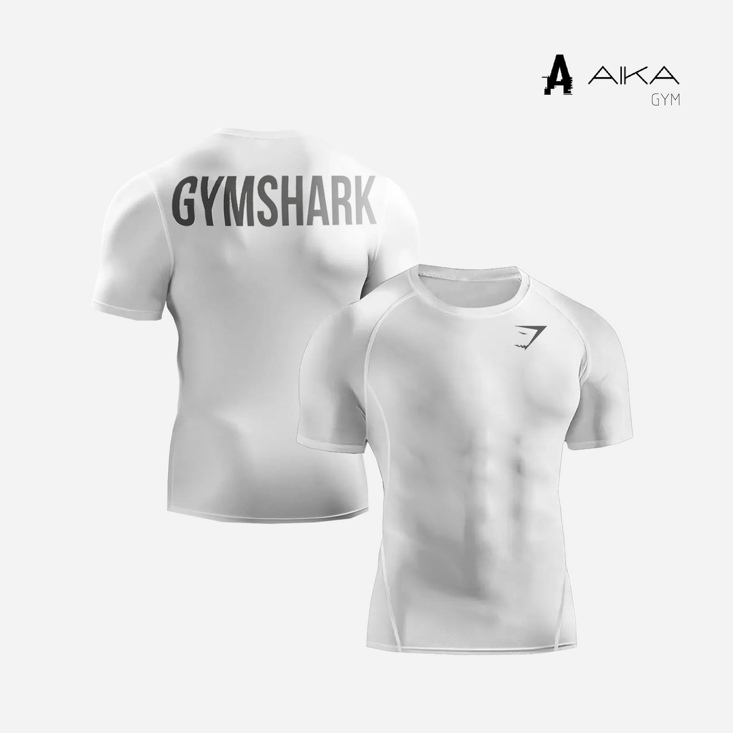 WHITE GYM SET / gymshark