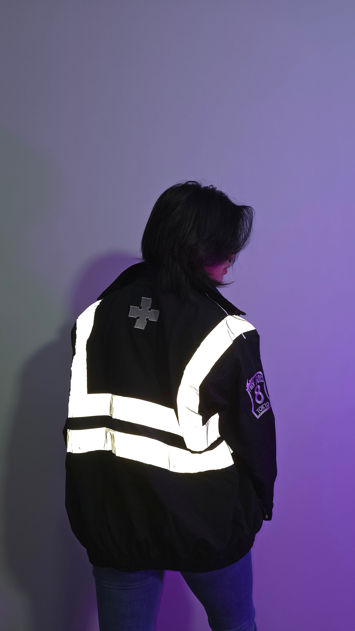 Fire Force Squad 8 – Casaca Reflectiva Premium 🔥