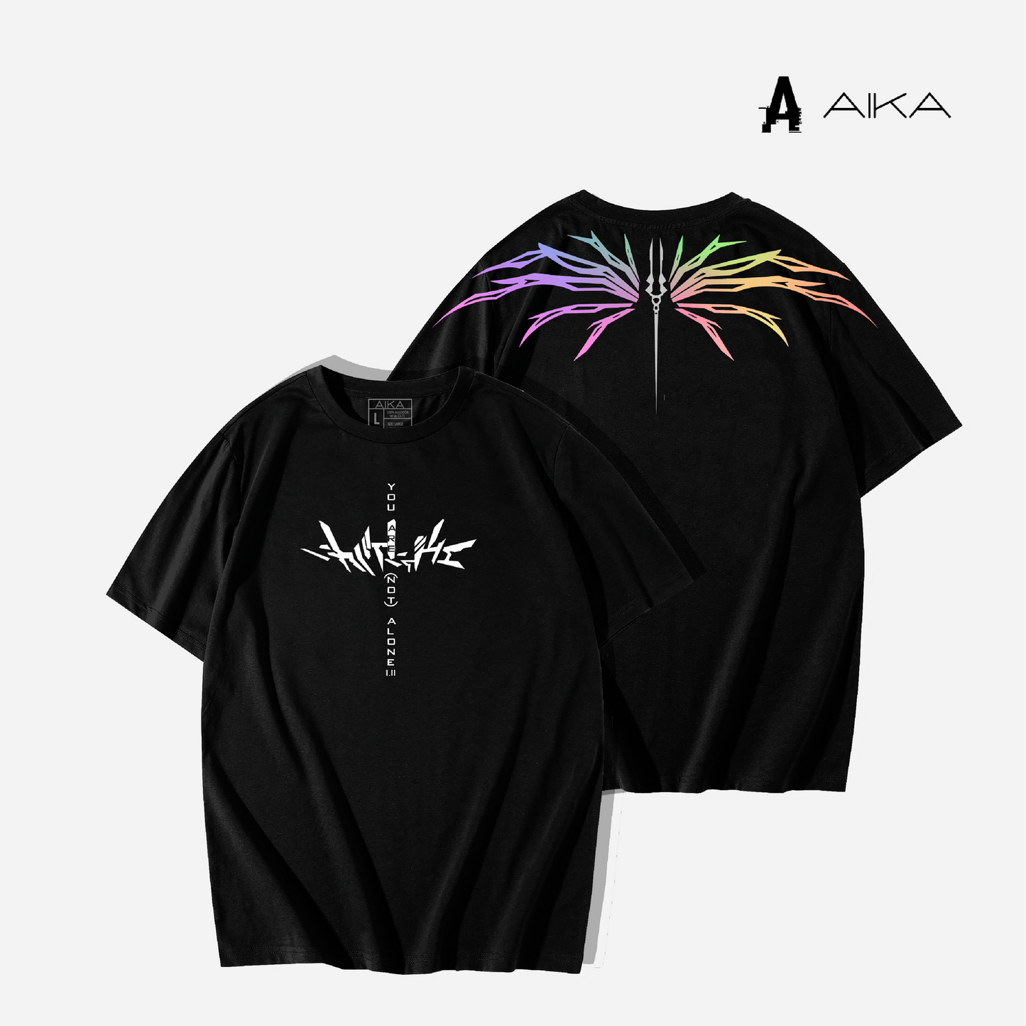 Oversize Luminescent & reflective Evangelion T-shirt