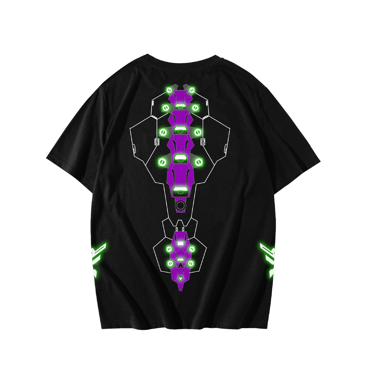 Camiseta Oversize Luminiscente CyberPunk 2