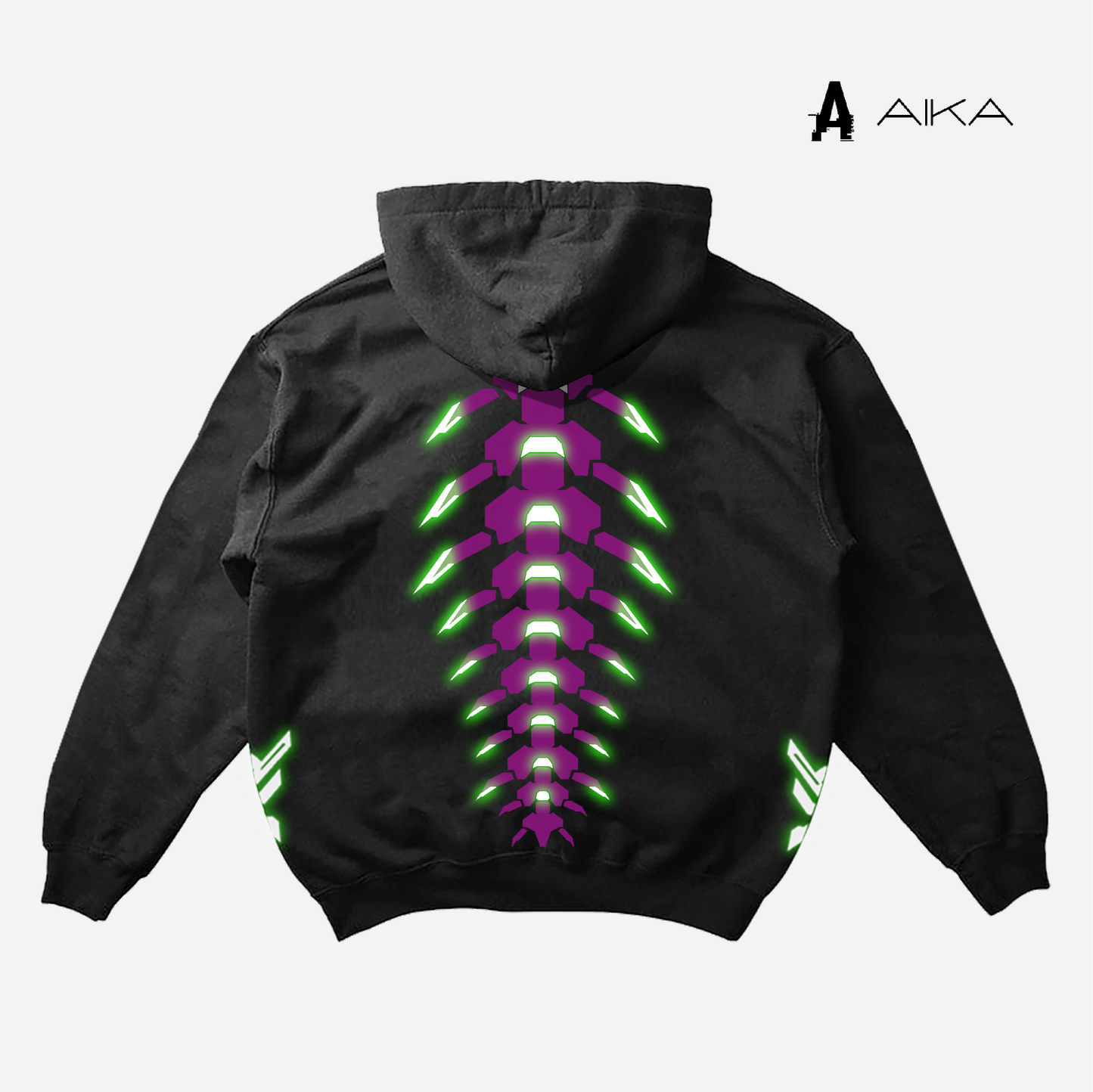 Hoodie Oversize Luminiscente CyberPunk