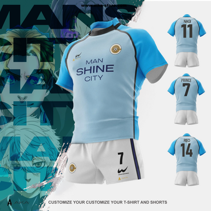 Set Blue Lock  - Man shine CITY