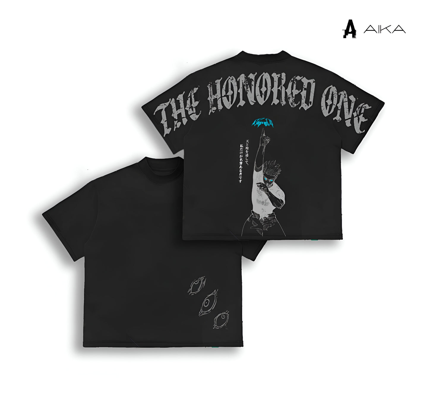 Camiseta Oversize Gojo " THE HONORED ONE"