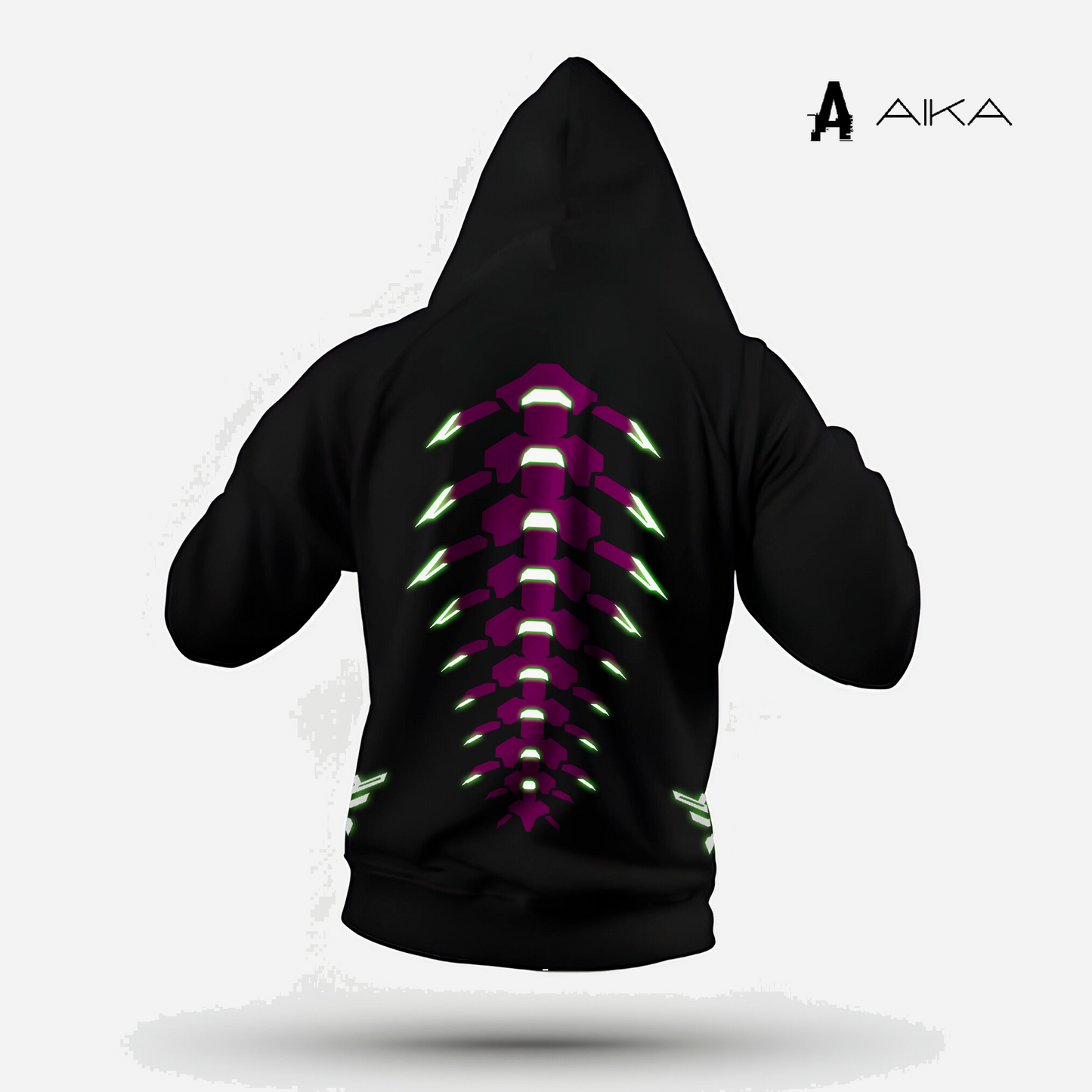 Hoodie Oversize Luminiscente CyberPunk