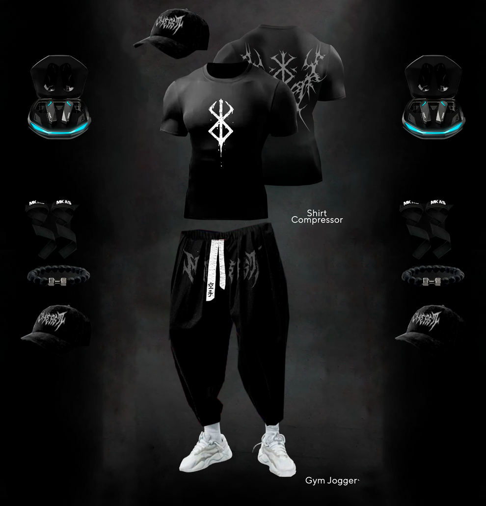 BLACK GYM SET/Berserk – aikastore-pe